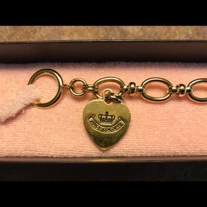 JUICY ROYAL COUTURE HEART CHARM STARTER BRACELET